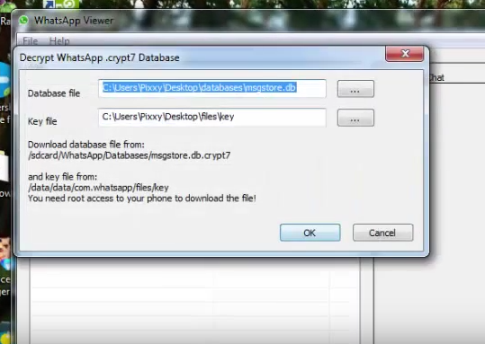 Read Android WhatsApp Database without root